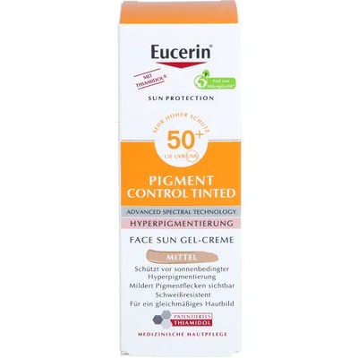 Eucerin Sun Fluid Pigment Control Mittel Lsf 50+ 50ml - PZN 17553565