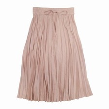 Excellent Condition Red Valentino Midi Length Pleated Skirt Easy Waist Flare Sil