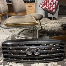 2003-2005 Infiniti Fx35 Fx45 Chrome Grille Plastic Oem 2003-2005 Infiniti Fx35 Fx45 Chrome Grille Plastic Oem