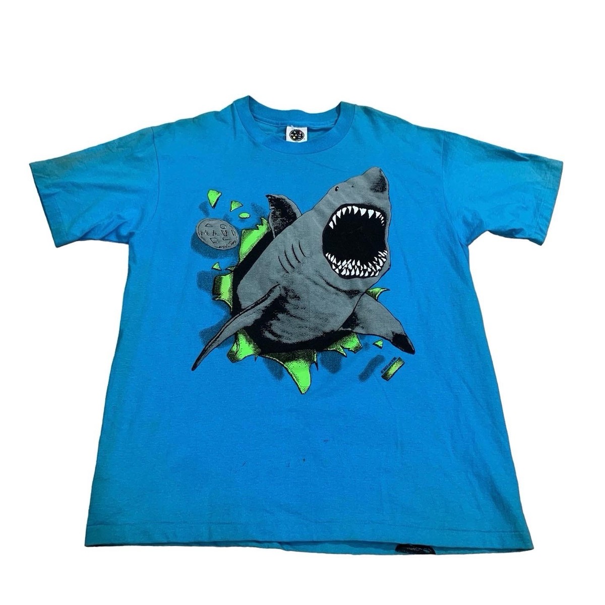 Maui And Sons Vintage 90’s Shark T-Shirt Size XL