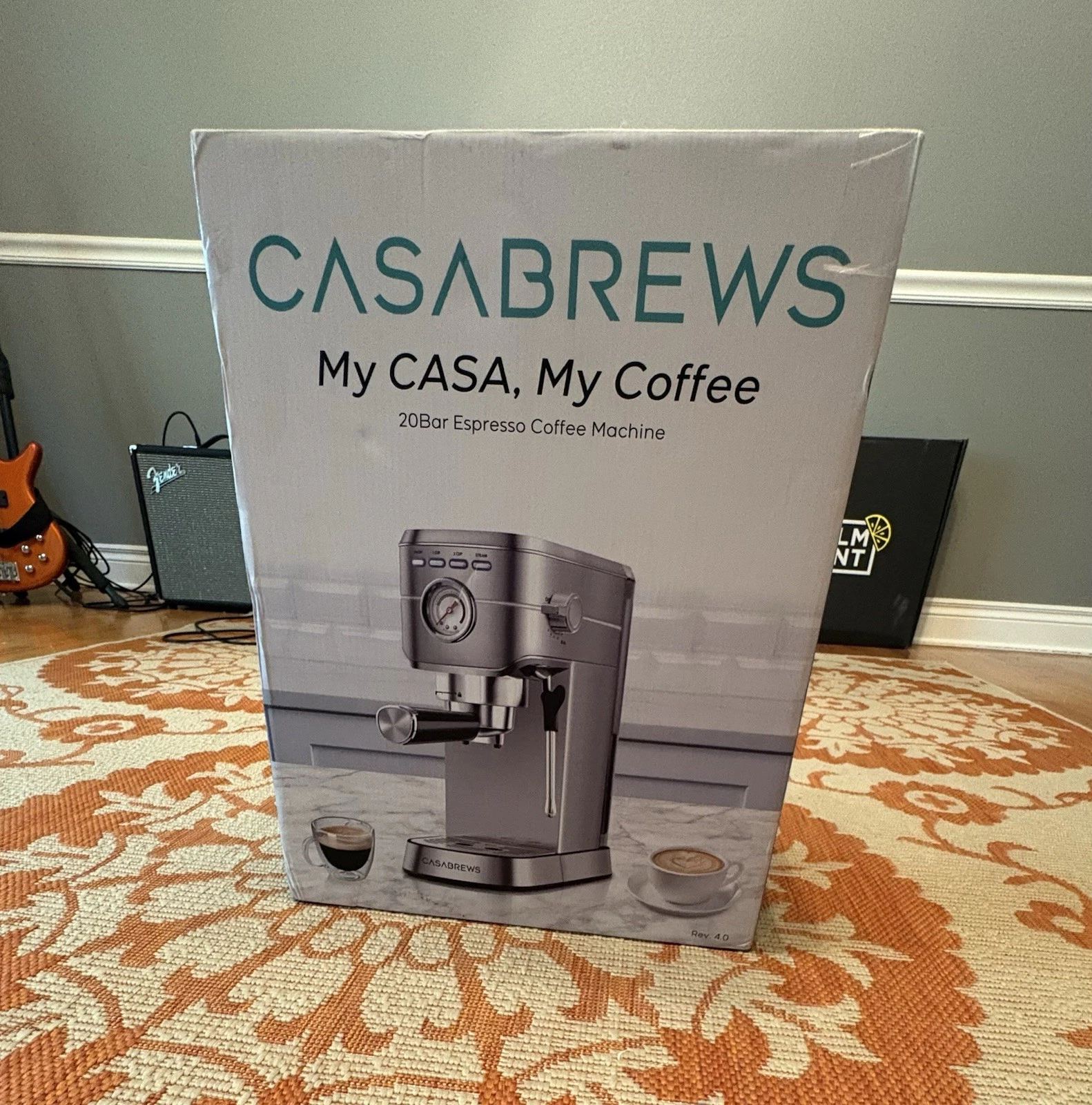 Casabrews CM5418 Espresso Machine 20 Bar, Compact Espresso Maker - BRAND NEW
Opens in a new window o