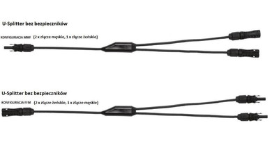 PV-HISkon U-splitter MMF - 2 stringi równolegle 1,5kV 2 bezp. 20A z EVO2