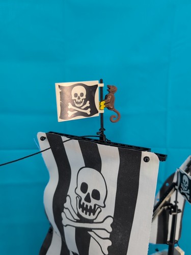 Vintage Lego Pirates ship 6286 Skull's Eye Schooner No Box/Manual Near Complete - 第 10/16 張圖片