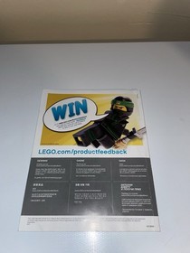 LEGO The LEGO Ninjago Movie: Garma Mecha Man Instruction Book Only (70613)