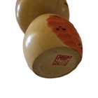 Japanese Wooden Kokeshi Doll 4.5" Tall. Stamped On The Bottom Accent Color Red. — photo 6