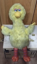 1986 Ideal VTG Big Bird Story Magic Talking Plush 20" Sesame Street Not Tested