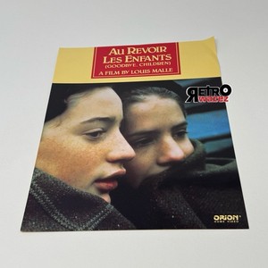 Au Revoir Les Enfants Movie Promo VHS AD Slick Flyer 8.5x11” War Drama 1