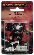 Battletech BT-466 Wheeled Scout Open  Closed Top Combat Vehicle Miniatures