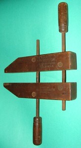 Antique Jorgensen Wooden Parallel Clamp fr Carpentry 
