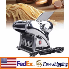 Commercial Electric Dough Roller Sheeter Noodle Pasta Maker Machine Stainless
