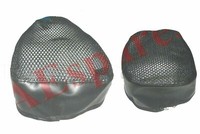 Sitzbezug FüR Royal Enfield Classic Vorder- Und RüCksitz Schwarz Kunstleder