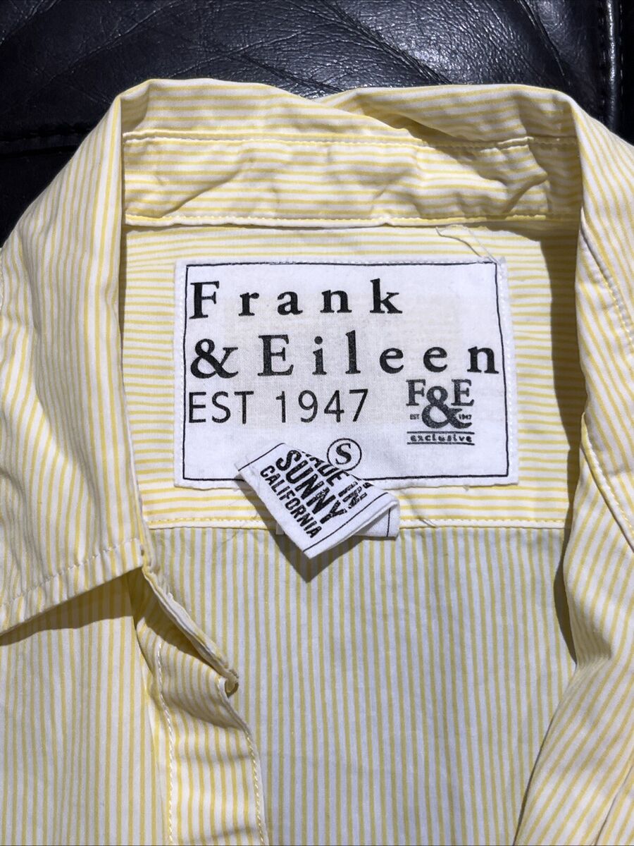 Frank & Eileen Shirt size S Lightweight Yellow Stripe Button Frank & Eileen Shirt size S Lightweight Yellow Stripe Button