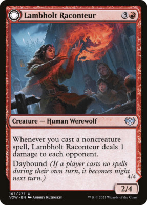 x4 Lambholt Raconteur // Lambholt Ravager VOW MTG 167/277 UNCOMMON M/NM 4x