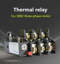 Thermal relay overload protection three-phase motor 380V 20A adjustable JR36-20
