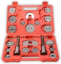 Brake Caliper Piston Wind Back Tool Kit Universal 22pc Disc Rewind Auto Tool Set