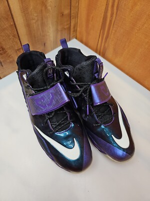 Nike Mens Zoom CJ Trainer 2 643258-005 Purple Basketball Shoes Sneakers Size 13