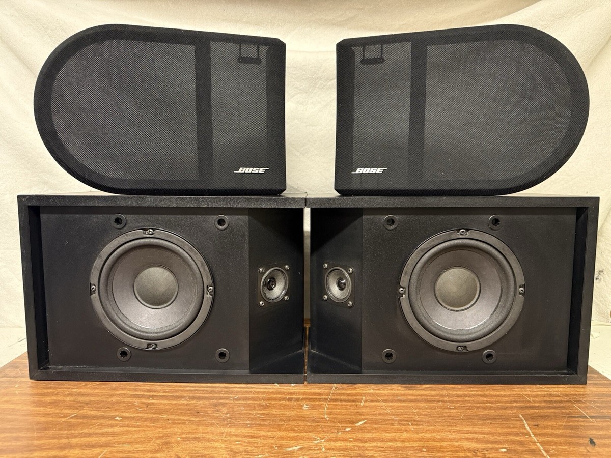 Vintage Bose Direct Reflecting Speakers 2.2 Series II Black