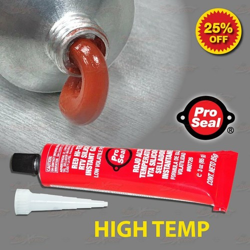 PS RED High Temp RTV Silicone Sealant Engine Intake Exhaust Manifold