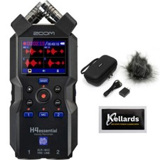 Zoom H4essential 4-Track 32-Bit Audio Recorder w/ Accessory  Cleaning Pack KIT