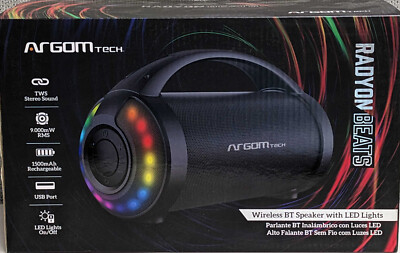 Argom Tech BazookaBeats Wireless Hi-Fi BT Speaker Indoor/Outdoor