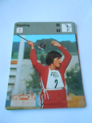 Fiche Card 1978  Casting Au début étaient les lanceurs