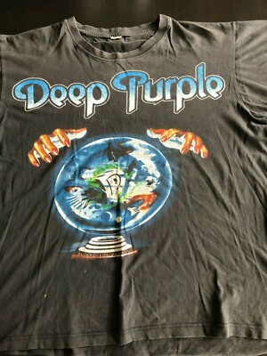 DEEP PURPLE 1990 SLAVES AND MASTERS tシャツ Deep Purple original vintage Slaves and Masters shirt 1990 tshirt