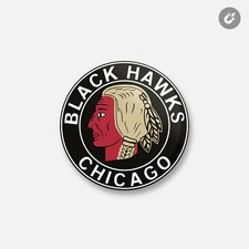 Chicago Blackhawks NHL  4'' X 4'' Round Decorative Magnet