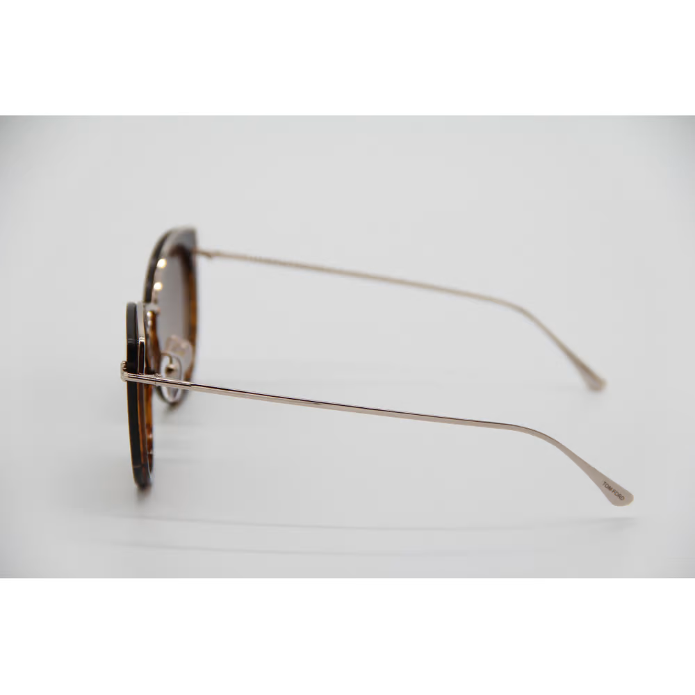 Tom Ford Jess TF683 52K Dark Tortoise Mirror Cat Eye