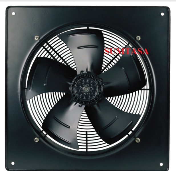 Extractor de ventilación industrial metal escape axial soplador comercial, placa, ventilador