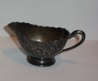 Made in Japan Decorative Floral Metal Cream & Sugar Set — photo 5