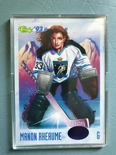 1993 Classic Hockey Manon Rheaume #112 Draft Card. Excellent Condition