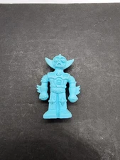 Vintage Diener Industries Rubber 2" Robot Alien Blue Eraser - Space Raiders