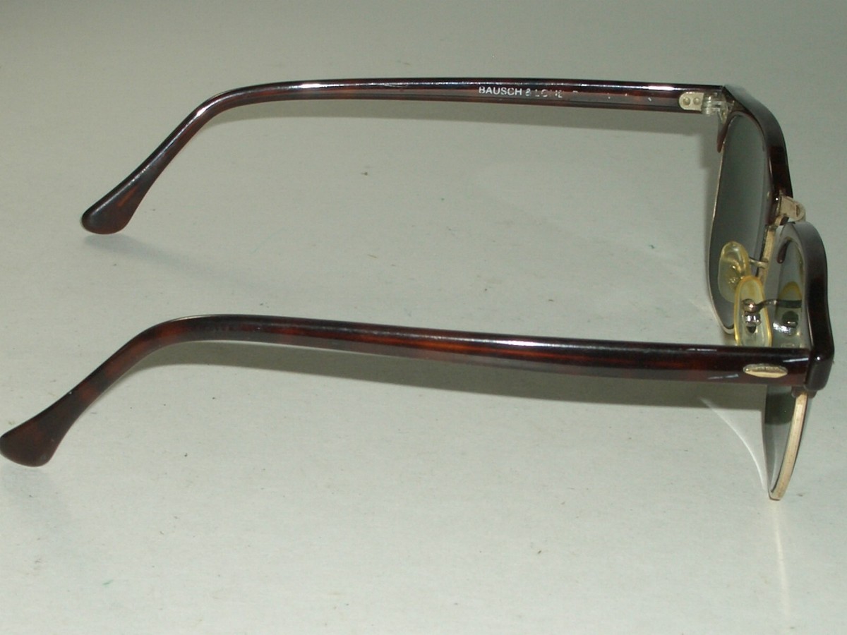 1970's VINTAGE B&L RAY-BAN W0366 MOCK TORT/GOLDEN G15-UV