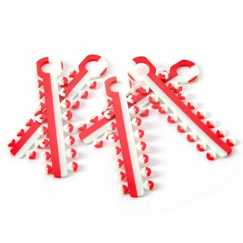 Dental Orthodontic Elastic Ligature Ties Rubber Bands Bracket Brace Double Color - Picture 39 of 94