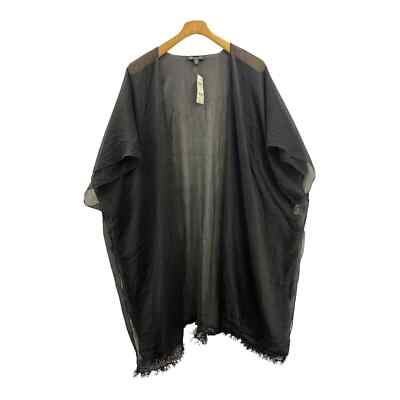 INC International Concepts, Easy Solid Fringe Topper MSRP $38.50