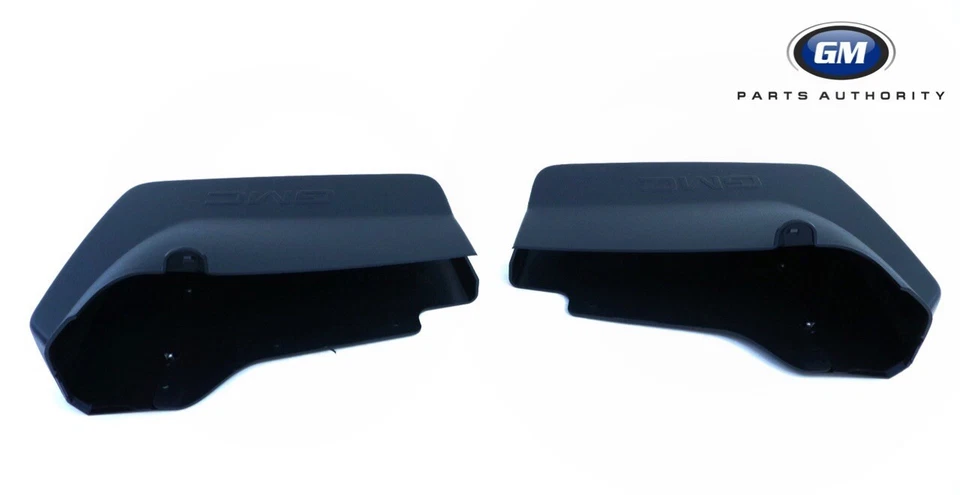 GMC Sierra 2500HD 3500HD 2020-2025 protectores contra salpicaduras moldeados traseros 84254761 negro original Foto 3 de 4