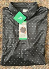 Greg Norman Men's Performance Golf Polo ML75 Black, S,M,L,XL 1494546 NWT