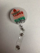 badge reels retractable id holders - Cinco De Mayo - Colorful