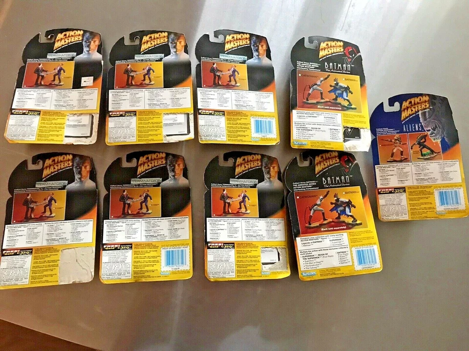 LOTE MIXTO de 9 figuras fundidas a presión Kenner de ACTION MASTERS 1994 de colección como nuevas Foto 4 de 4