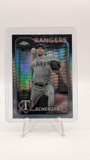 2024 Topps Chrome *Prism Refractor* #37 Max Scherzer MLB Texas Rangers