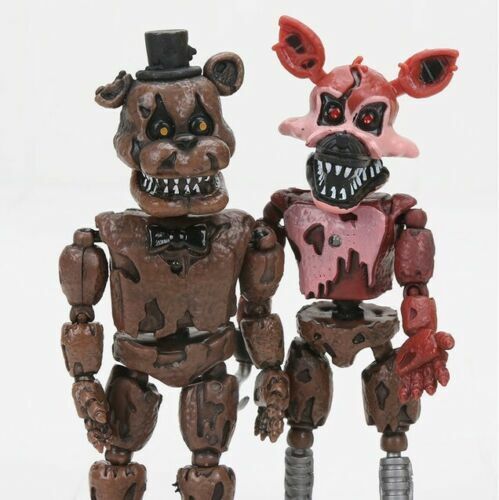 Michellecmm 6PCS A Set Fnaf Five nights at freddy's #39;s 10cm Action  Figures Children Toys Gift