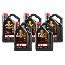 Motul 5W-30 XClean EFE - 25L - Full Synthetic Engine Motor Oil (5 x 5L)