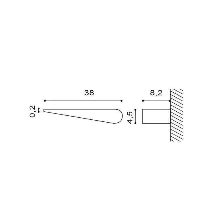 Applique Lampada a Muro ICONE TIME2LED Bianca per INTERNO LED 16,8 W, fotografia 3 di 7