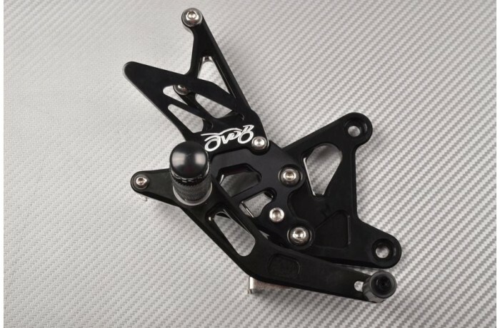 Commandes reculées réglables AVDB pour une position racing sur ZX6R
