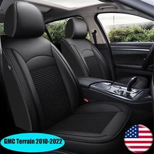 Full Set Car Seat Covers Faux Leather Cushion Pad Mat For Honda Civic 2003-2015