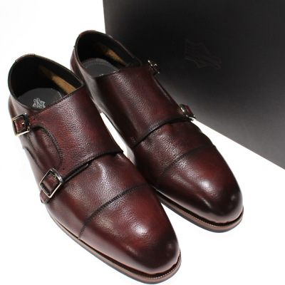 Di Bianco NWB Isernia Florian Double Monk Strap Dress Shoes Size 13 in Brown Di Bianco NWB Isernia Florian Double Monk Strap Dress Shoes  main image 3