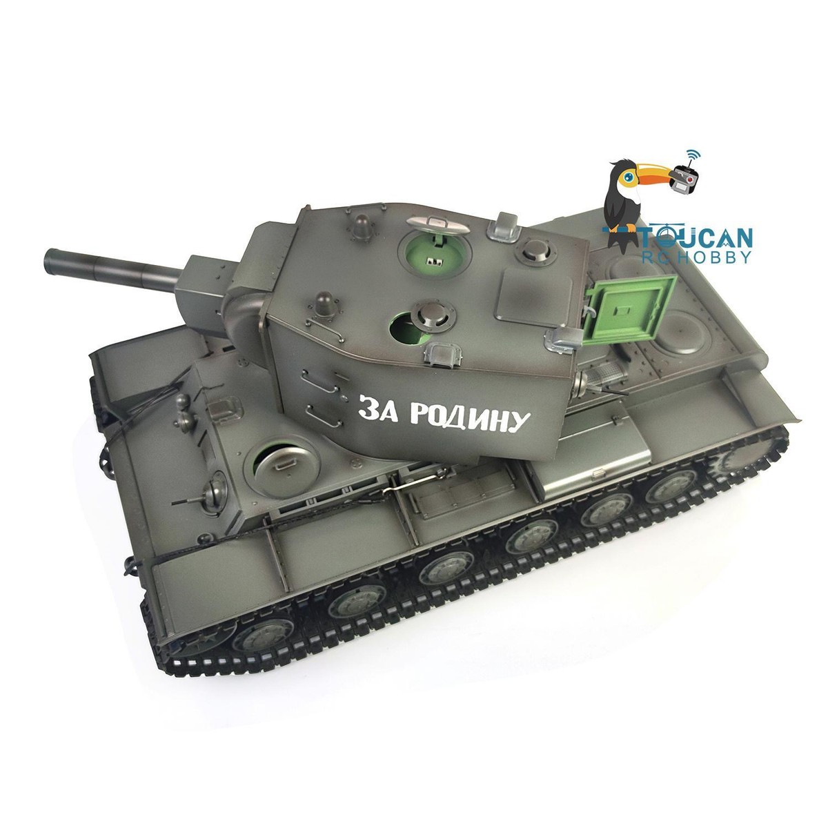 Heng Long 1/16 RC Panzer KV-2 – Mit Metallteilen, Rauch, IR-Kampf & Sound