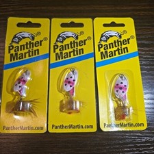 [3] Panther Martin [1/8oz] Size [4] Spinners in  Distressed Packaging