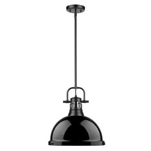 Golden Duncan 15" Pendant Light in Black - Picture 4 of 4