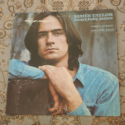 James Taylor Sweet Baby James 12'' Black Vinyl LP Stereo Warner Bros. WS 1843